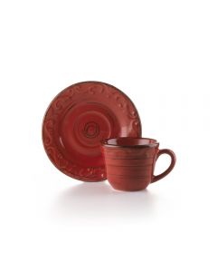 DERBY RED  SET 6 TAZZE CAFFE CP.