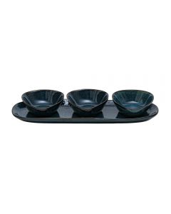 SATURNO BLUE  ANTIPAST. 4 PZ.CM.31x9,5