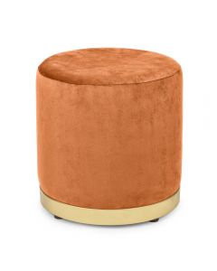 POUF  RING CM.40X42,5 RUGGINE