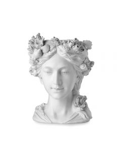 ORNAMENT VESTA BUSTO BIANCO 27x25x36