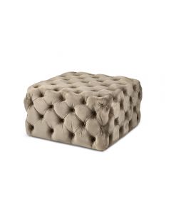 LIVING  MAIA BEIGE POUF CM.80x80x45