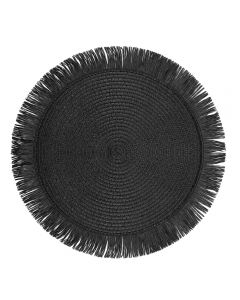 TABLEMAT  SET 12 TOV.IZZIE CM.38 BLACK