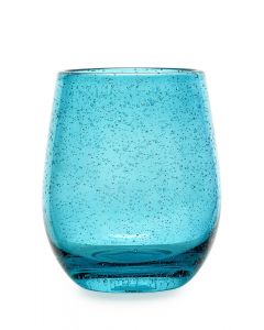 BUBBLE TURCHESE  BICCHIERE ML.300