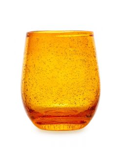 BUBBLE ARANCIONE  BICCHIERE ML.300