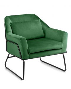 LIVING  LOKI VERDE  POLTRONA CM.70x77x76