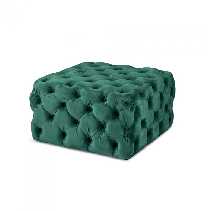 LIVING MAIA VERDE POUF CM.80x80x45